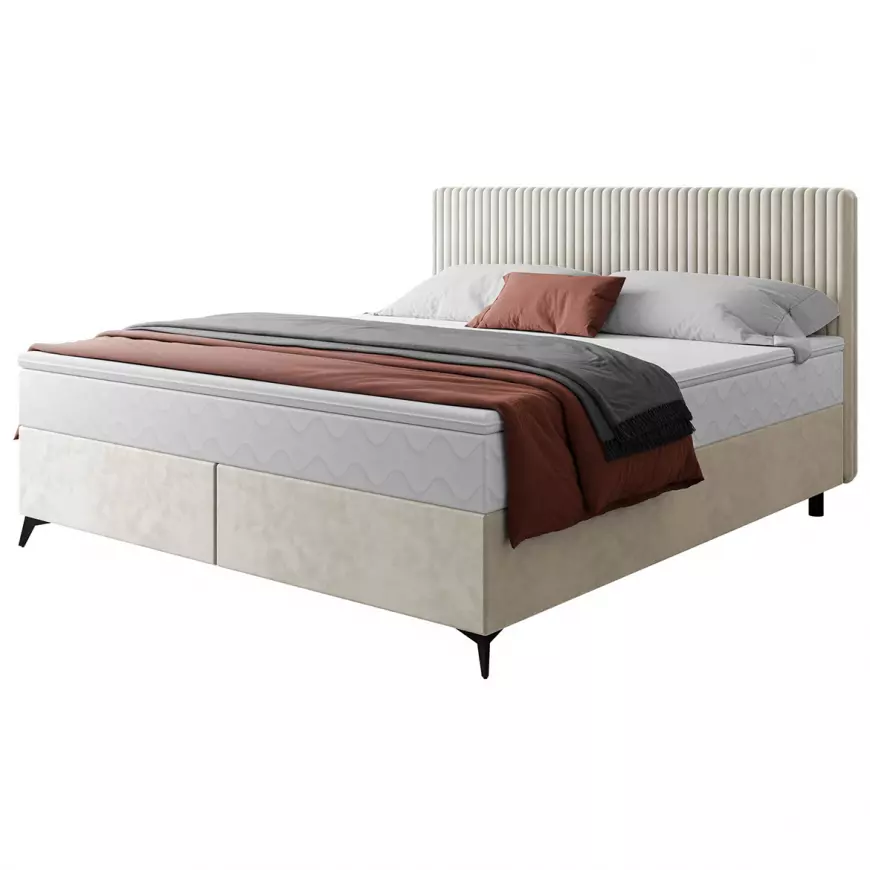 Posteľ Wave s topperom 160x200 Manila 01/Tilia 03
