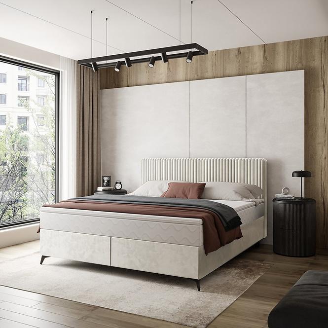 Posteľ Wave s topperom 160x200 Manila 01/Tilia 03