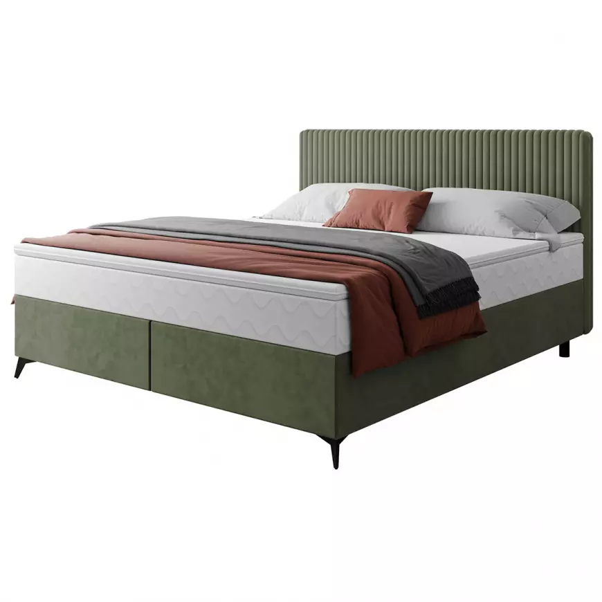 Posteľ Wave s topperom 160x200 Manila 34/Tilia 37