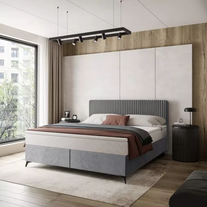 Posteľ Wave s topperom 160x200 Manila 16/Tilia 90