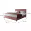Posteľ Wave s topperom 160x200 Manila 29/Tilia 62,3