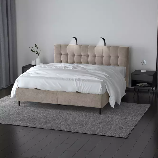 Posteľ Muna s topperom 140x200 Aston 02,9