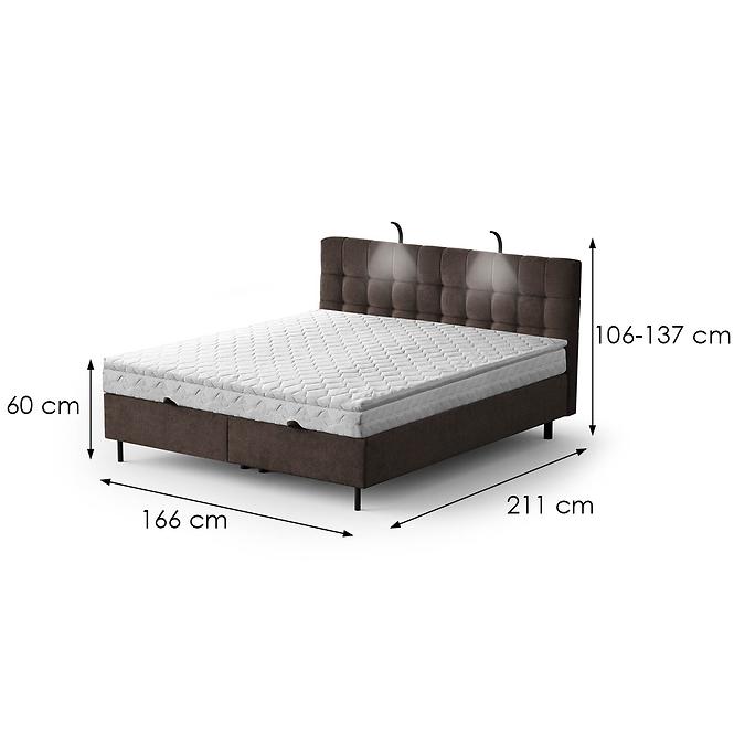 Posteľ Muna s topperom 160x200 Aston 04