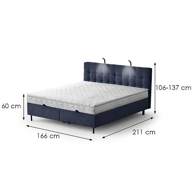 Posteľ Muna s topperom 160x200 Aston 26,8