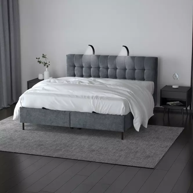 Posteľ Muna s topperom 180x200 Aston 17,9