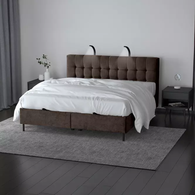 Posteľ Muna s topperom 180x200 Aston 04