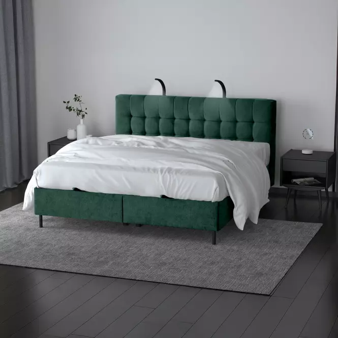 Posteľ Muna s topperom 180x200 Aston 27