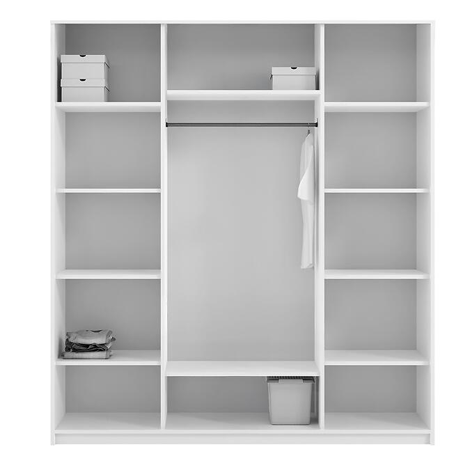 Skriňa Nicea 160 hnedá hlina,4