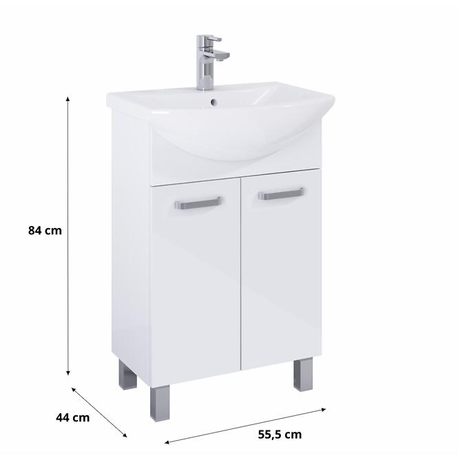 Set Uno 55 2D biela