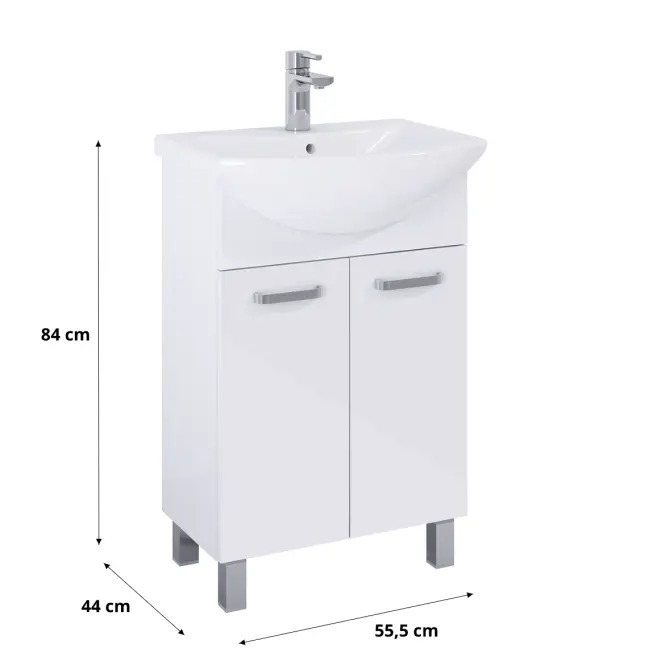 Set Uno 55 2D biela,2