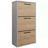 Skrinka na topánky Asper závesná Fr. Craft/biela