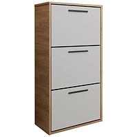 Skrinka na topánky Asper závesná Fr. biela/Craft