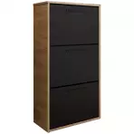 Skrinka na topánky Asper závesná Fr. čierna/Craft