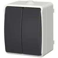 Vypínač lustrový AQUA PLUS IP54 grey 40113