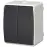 Vypínač lustrový AQUA PLUS IP54 grey 40113
