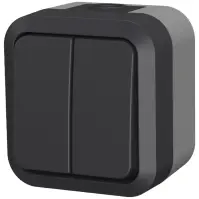 Vypínač lustrový AQUA PRO IP55 grey 60323