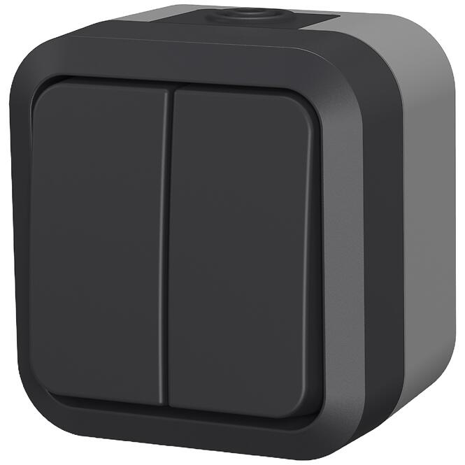 Vypínač lustrový AQUA PRO IP55 grey 60323