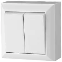 Spínač sviečok IP20 GAO white 20454