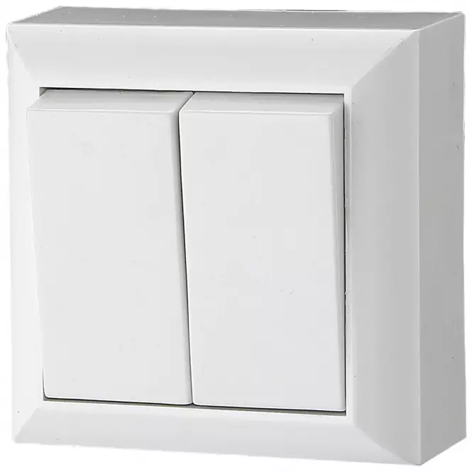 Spínač sviečok IP20 GAO white 20454
