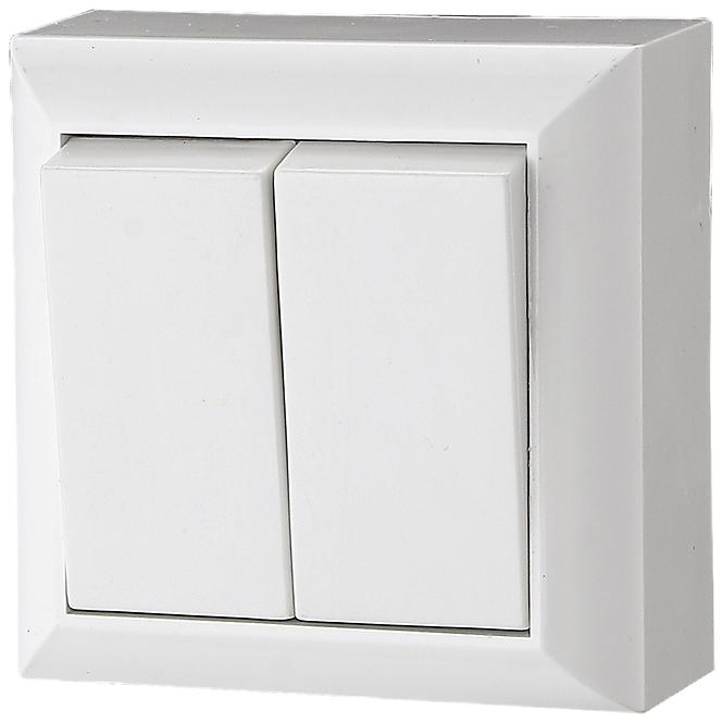 Spínač sviečok IP20 GAO white 20454