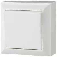 Zvončekový spínač IP20 GAO white 20453