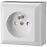 Jednoduchá zásuvka Z/U IP20 GAO white 20455