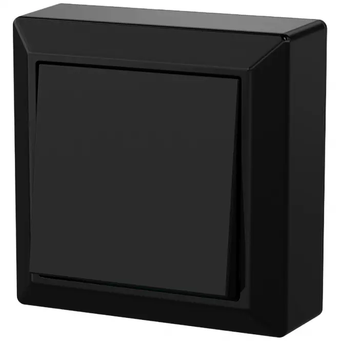 Zvončekový spínač N/T GAO black 20463