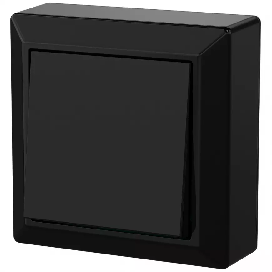 Zvončekový spínač N/T GAO black 20463