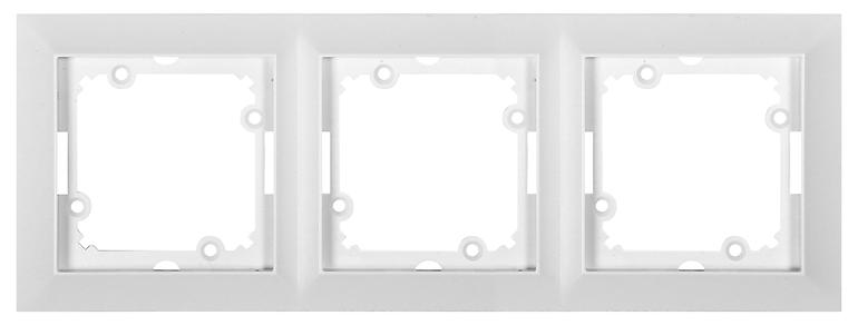 Trojitý rám MEDIUM white 15220