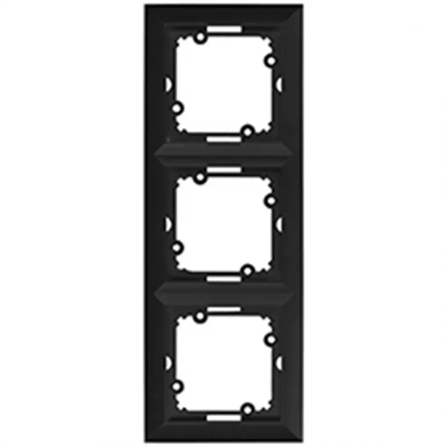 Trojitý rám MEDIUM black 33512