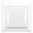 Krížový spínač POLA white 33024