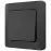 Zvončekový spínač SILVA black 46213