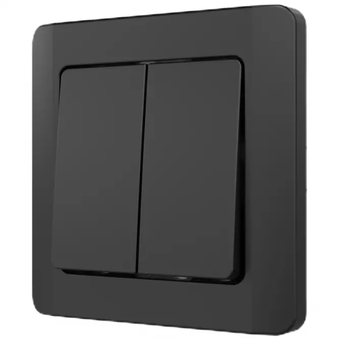 Spínač sviečok SILVA black 46217