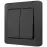 Vypínač lustrový SILVA black 46217