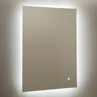 Kúpeľňové zrkadlo s LED osvetlením a dotykovým vypínačom 62 W 60x80 cm