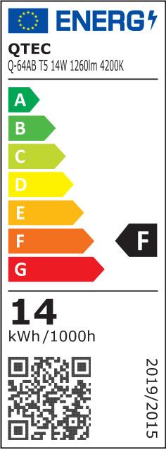 Svietidlo LED Q-64AB T5 CUBE LINE 14W 4200K čierna