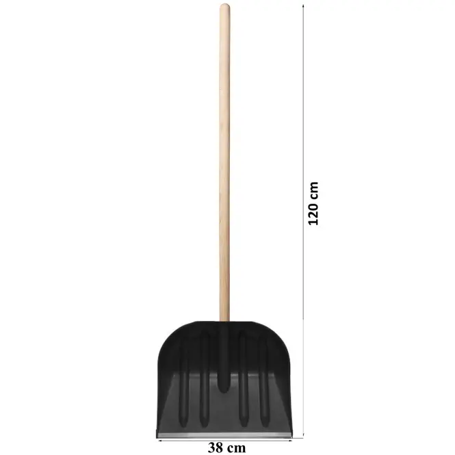 Lopata na sneh model 38 cm čierna LAGUZ