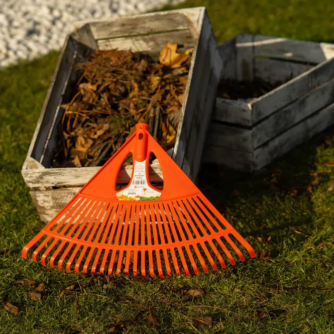 Plastové hrable 58 cm klik LAGUZ,10