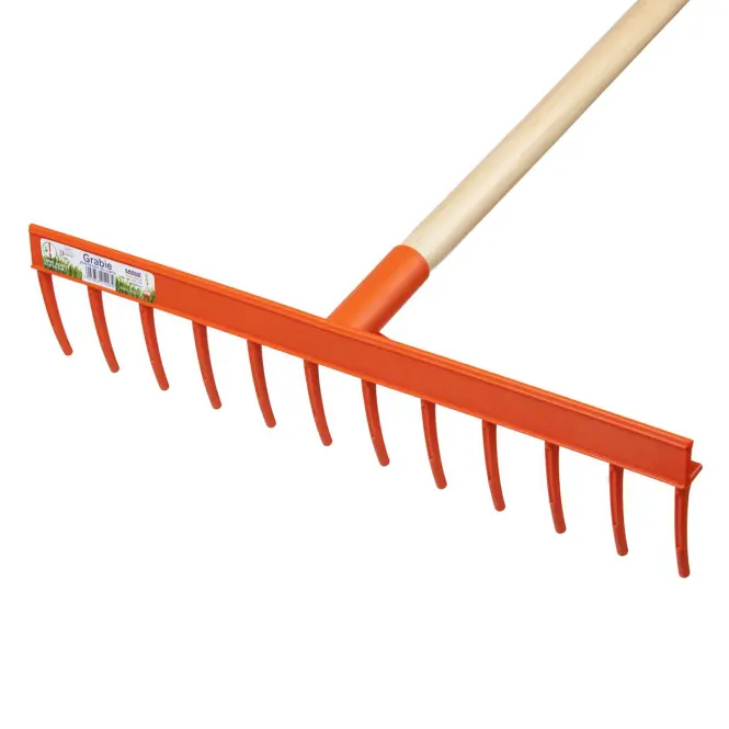 Plastové hrable 12-zubé 51x10x12 cm klik LAGUZ