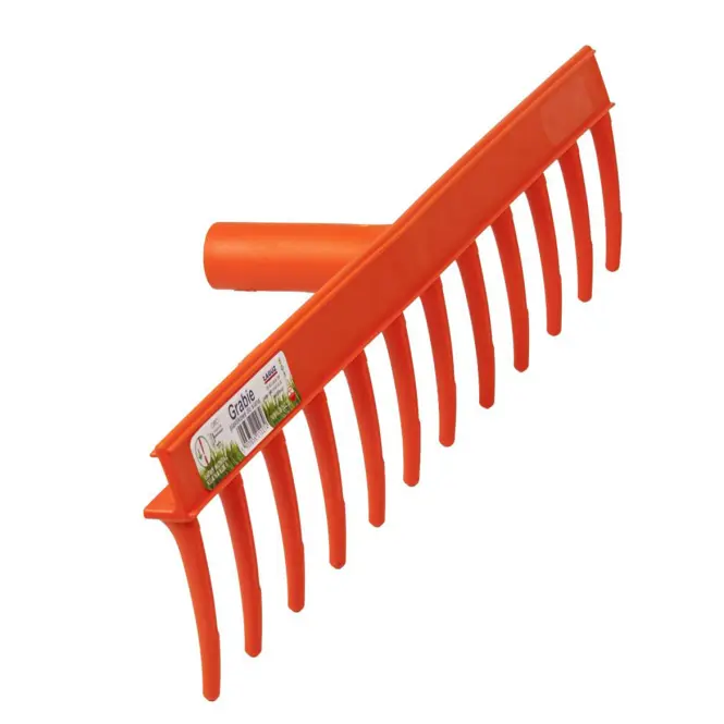 Plastové hrable 12-zubé 51x10x12 cm klik LAGUZ