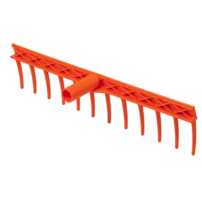 Plastové hrable 12-zubé 51x10x12 cm klik LAGUZ