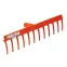 Plastové hrable 12-zubé 51x10x12 cm klik LAGUZ,8