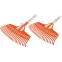 Plastové hrable 46 cm klik LAGUZ,9