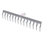 Kovové hrable zosilnené 14-zubé 36 cm klik LAGUZ