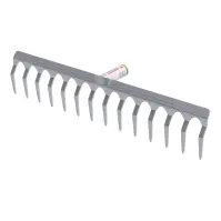 Kovové hrable zosilnené 14-zubé 36 cm klik LAGUZ