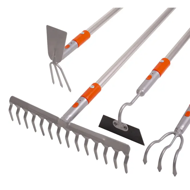 Kovové hrable zosilnené 14-zubé 36 cm klik LAGUZ,10