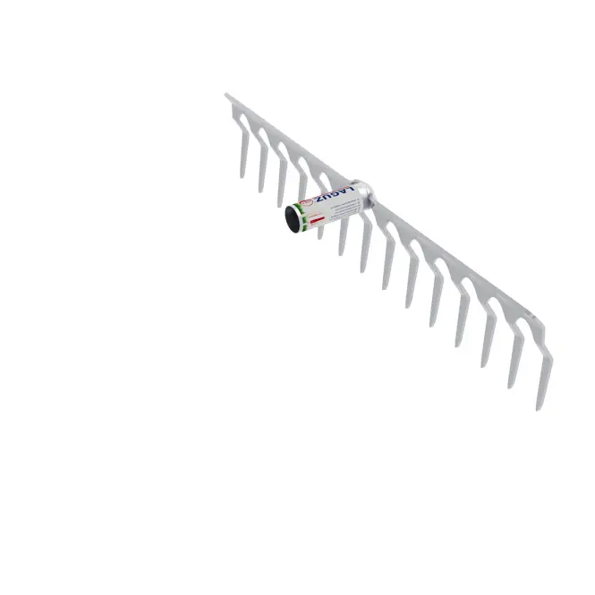 Kovové hrable zosilnené 14-zubé 36 cm klik LAGUZ,3