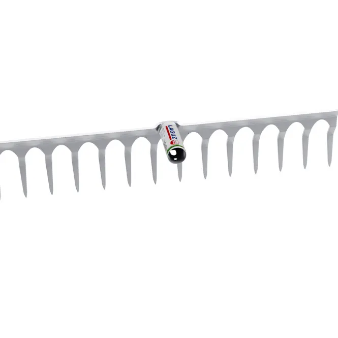 Kovové hrable zosilnené 14-zubé 36 cm klik LAGUZ