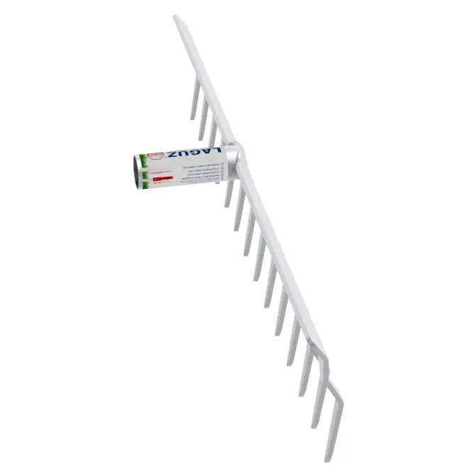 Kovové hrable zosilnené 14-zubé 36 cm klik LAGUZ