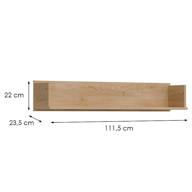 Polička Ferro Fe14 Dub crem torro,2